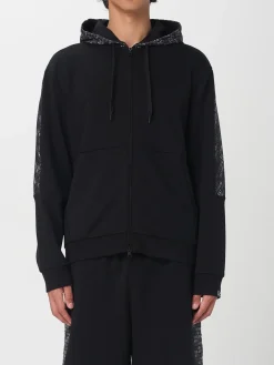 Felpa con cappuccio e logo Ea7