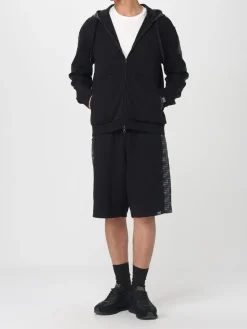 Felpa con cappuccio e logo Ea7