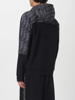 Felpa con cappuccio e logo Ea7