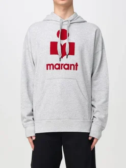 Felpa con cappuccio e logo Isabel Marant