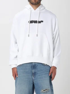 Felpa con cappuccio e maxi logo Off-white