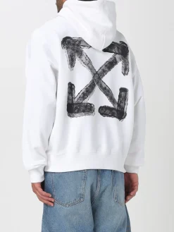 Felpa con cappuccio e maxi logo Off-white