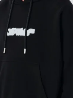 Felpa con cappuccio e maxi logo Off-white