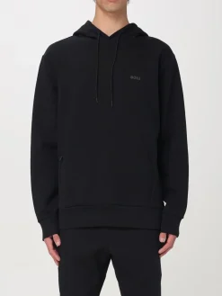 Felpa con cappuccio e mini logo Hugo