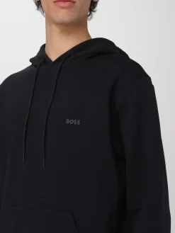 Felpa con cappuccio e mini logo Hugo