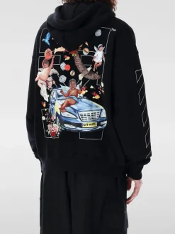 Felpa con cappuccio e stampa grafica