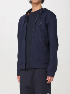 Felpa con cappuccio e zip Zetalky Hugo in cotone