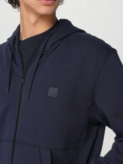 Felpa con cappuccio e zip Zetalky Hugo in cotone