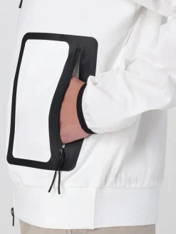 Felpa con cappuccio e zip Peuterey in tessuto tecnico