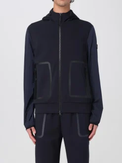 Felpa con cappuccio e zip Peuterey in tessuto tecnico