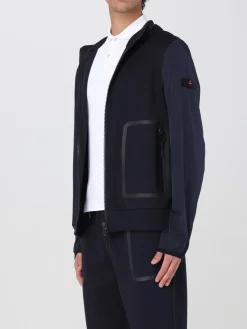 Felpa con cappuccio e zip Peuterey in tessuto tecnico