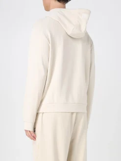 Felpa con cappuccio EA7 in cotone