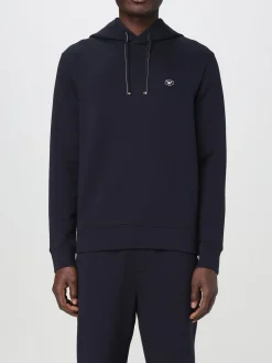 Felpa con cappuccio Emporio Armani in cotone