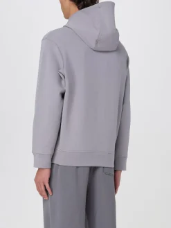 Felpa con cappuccio Emporio Armani in cotone stretch