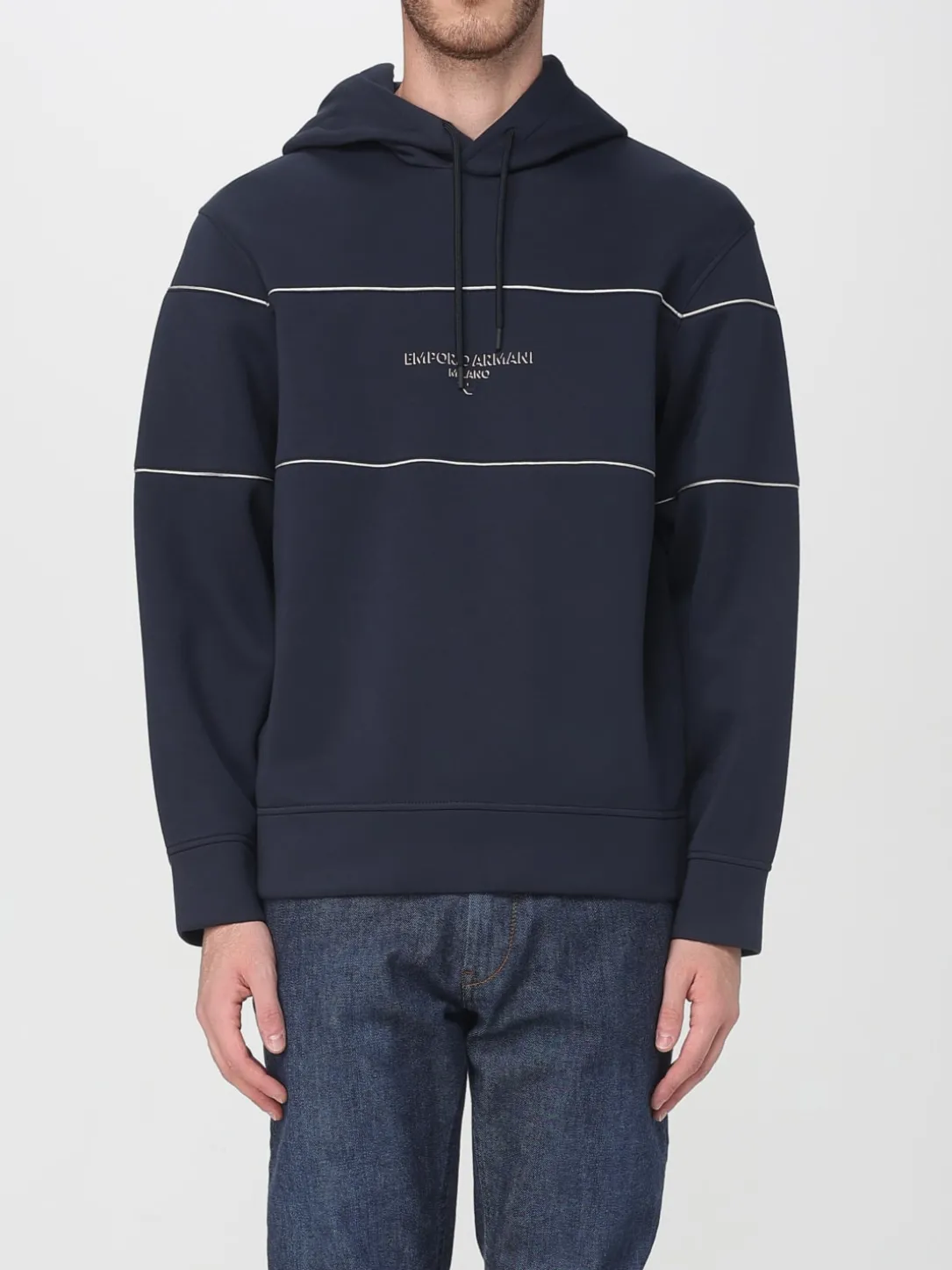 Felpa con cappuccio Emporio Armani in modal