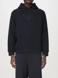 Felpa con cappuccio Emporio Armani in cotone