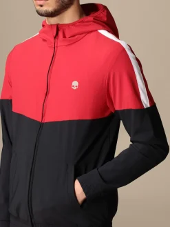 Felpa con cappuccio Hydrogen in nylon bicolor