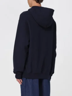 Felpa con cappuccio in cotone Web Gucci