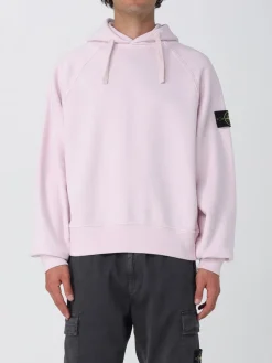 Felpa con cappuccio in cotone Stone Island