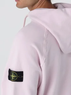 Felpa con cappuccio in cotone Stone Island