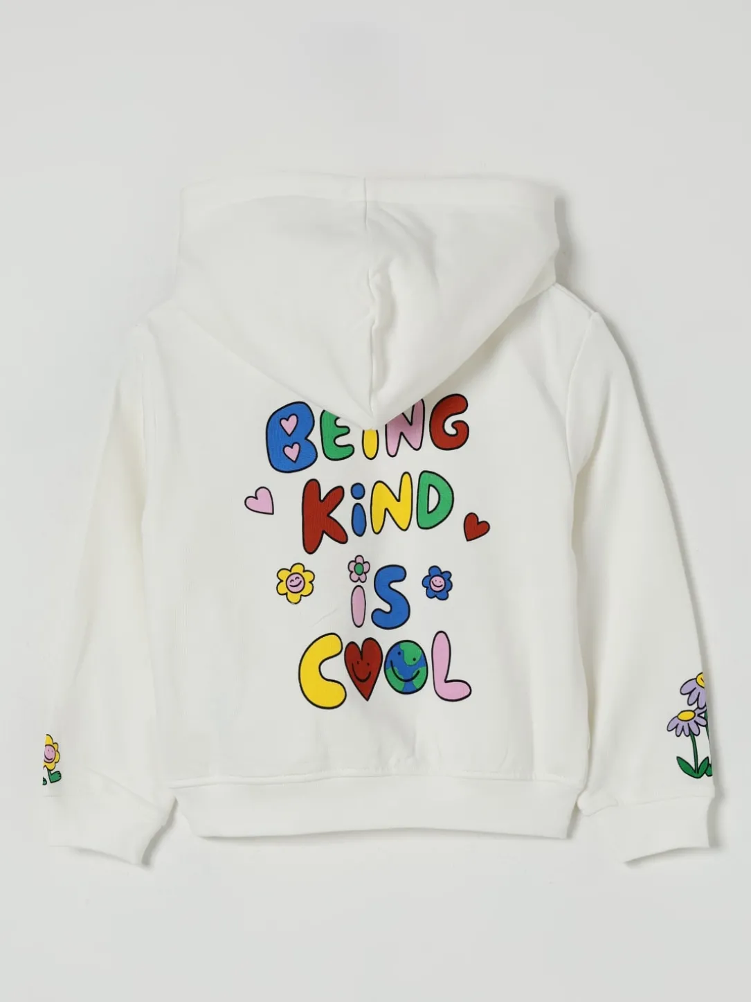 Felpa con cappuccio in cotone Stella McCartney Kids