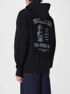 Felpa con cappuccio in cotone con logo Hooded Sandwich Carhartt Wip