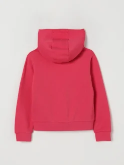 Felpa con cappuccio in cotone con logo Moncler