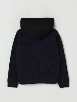 Felpa con cappuccio in maglia di misto lana N° 21