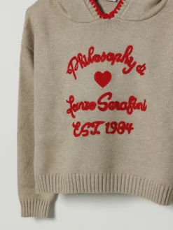 Felpa con cappuccio in maglia Philosophy Di Lorenzo Serafini