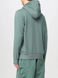 Felpa con cappuccio in misto cotone con logo The North Face