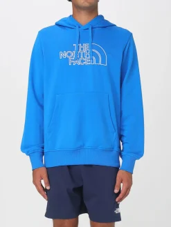 Felpa con cappuccio in misto cotone con logo The North Face