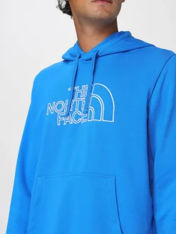 Felpa con cappuccio in misto cotone con logo The North Face