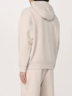 Felpa con cappuccio in misto cotone Emporio Armani