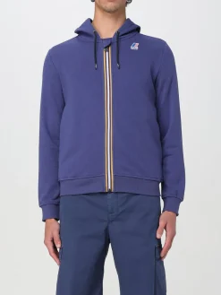 Felpa con cappuccio K-Way in jersey