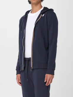 Felpa con cappuccio K-Way in jersey