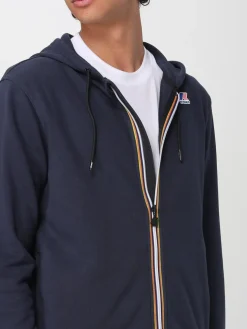 Felpa con cappuccio K-Way in jersey