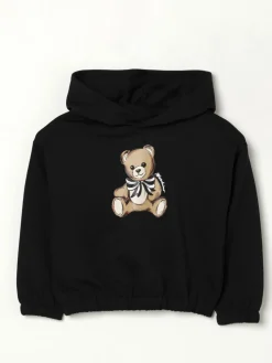 Felpa con cappuccio Moschino in cotone stretch