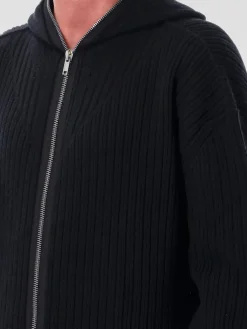 Felpa con cappuccio Rick Owens in lana