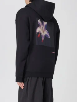 Felpa con cappuccio stampata Oamc in cotone