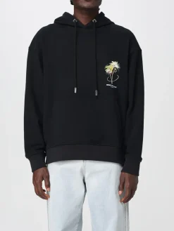 Felpa con cappuccio stampata Wooyoungmi