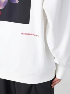 Felpa con cappuccio stampata Oamc in cotone