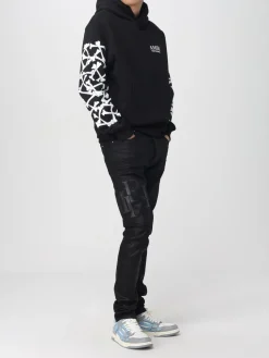 Felpa con cappuccio stampata Amiri