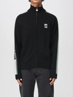 Felpa con zip e bande logate Casablanca