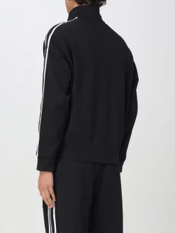 Felpa con zip Emporio Armani in misto cotone