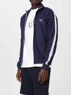 Felpa con zip Fred Perry