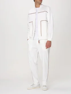 Felpa con zip in cotone Brunello Cucinelli