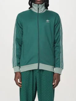 Felpa con zip in misto cotone Adidas Originals
