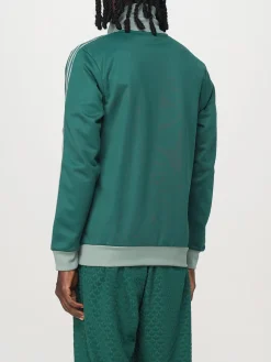 Felpa con zip in misto cotone Adidas Originals