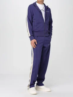 Felpa con zip in poliestere Palm Angels