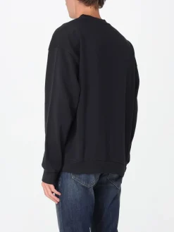 Felpa Diesel in cotone con maxi logo Oval D